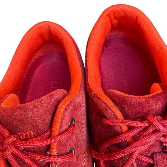 L.L. Bean Red Suede Lifestyle Sneakers for Walking, Light Hiking - size 10 - Picture 9 of 15